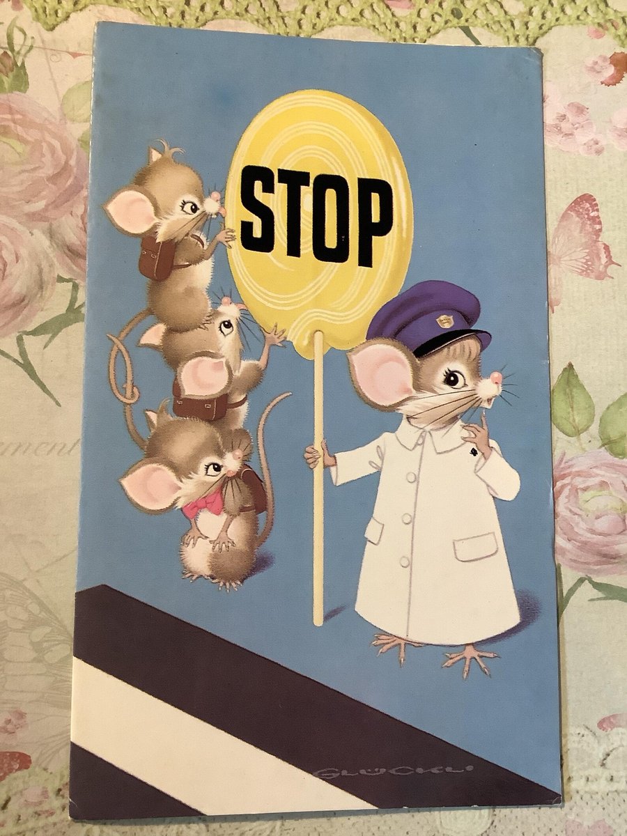 WatsonsVintage's tweet photo. NEW LISTING and Only ONE Available! Extremely RARE Vintage Circa 1960s Birthday Card - Design By Gluckli - Fun, Kitsch Mouse Lollipop Man Design -Age Marks Inside & NO Envelope https://t.co/2EaZ6xxhY3 via @Etsy #VintageCards #BirthdayCards #60sArt #Gluckli #Kitsch #Retro #Mouse https://t.co/T0o8Cy89Bf