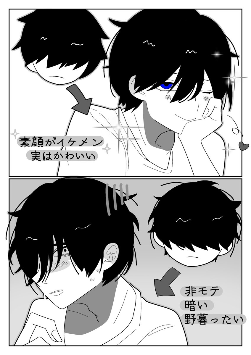 monologue_inn's tweet photo. 最近のTwitter下のが好きな人多くて好き
 #oc https://t.co/bfx34pAyab