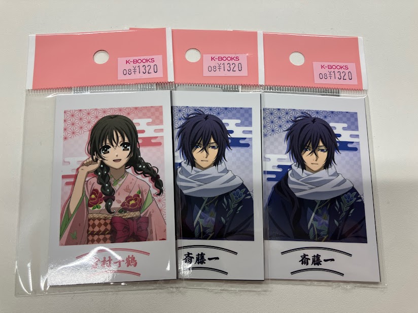 入荷情報】 「薄桜鬼」缶バッジやアクリルスタンド、カードなど入荷
