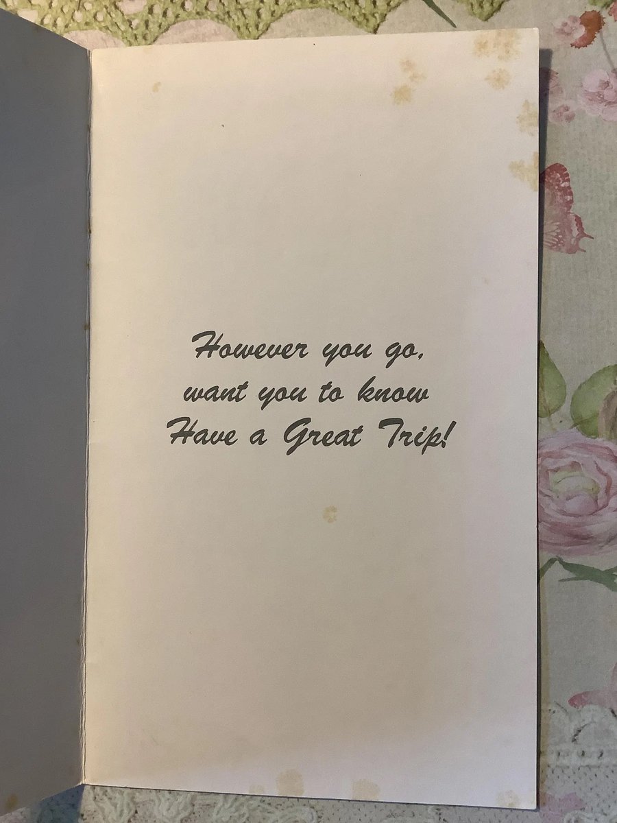 WatsonsVintage's tweet photo. NEW LISTING and Only ONE Available! Extremely RARE Vintage Circa 1960s Bon Voyage Card - Design By Gluckli -Kitsch Mouse on a Paper Plane Design -Age Marks Inside & NO Envelope https://t.co/qk0lCVPiRL via @Etsy #VintageCards #BonVoyage #Gluckli #MouseDesign #60sArt #kitsch #retro https://t.co/Zdox9MJXfx