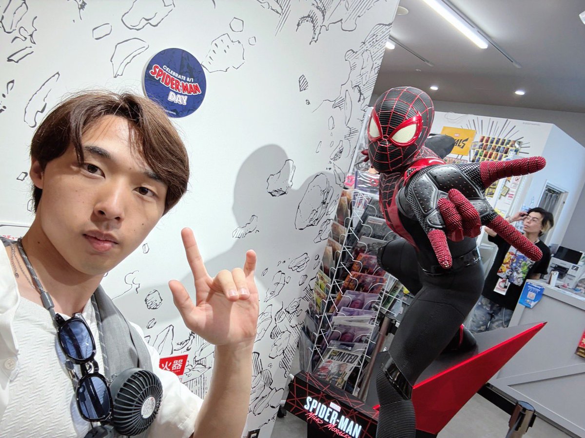 tizemaru's tweet photo. スパイダーメン https://t.co/10kK4QzxAs