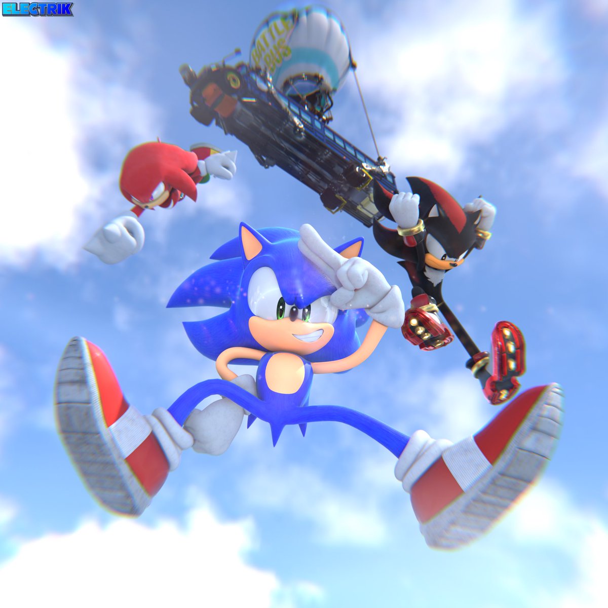 ElectrikAnim's tweet photo. [Blender Art] ► Where we dropping boys?
#Sonicthehedgehog #fortnite https://t.co/SbsXOaqQpx