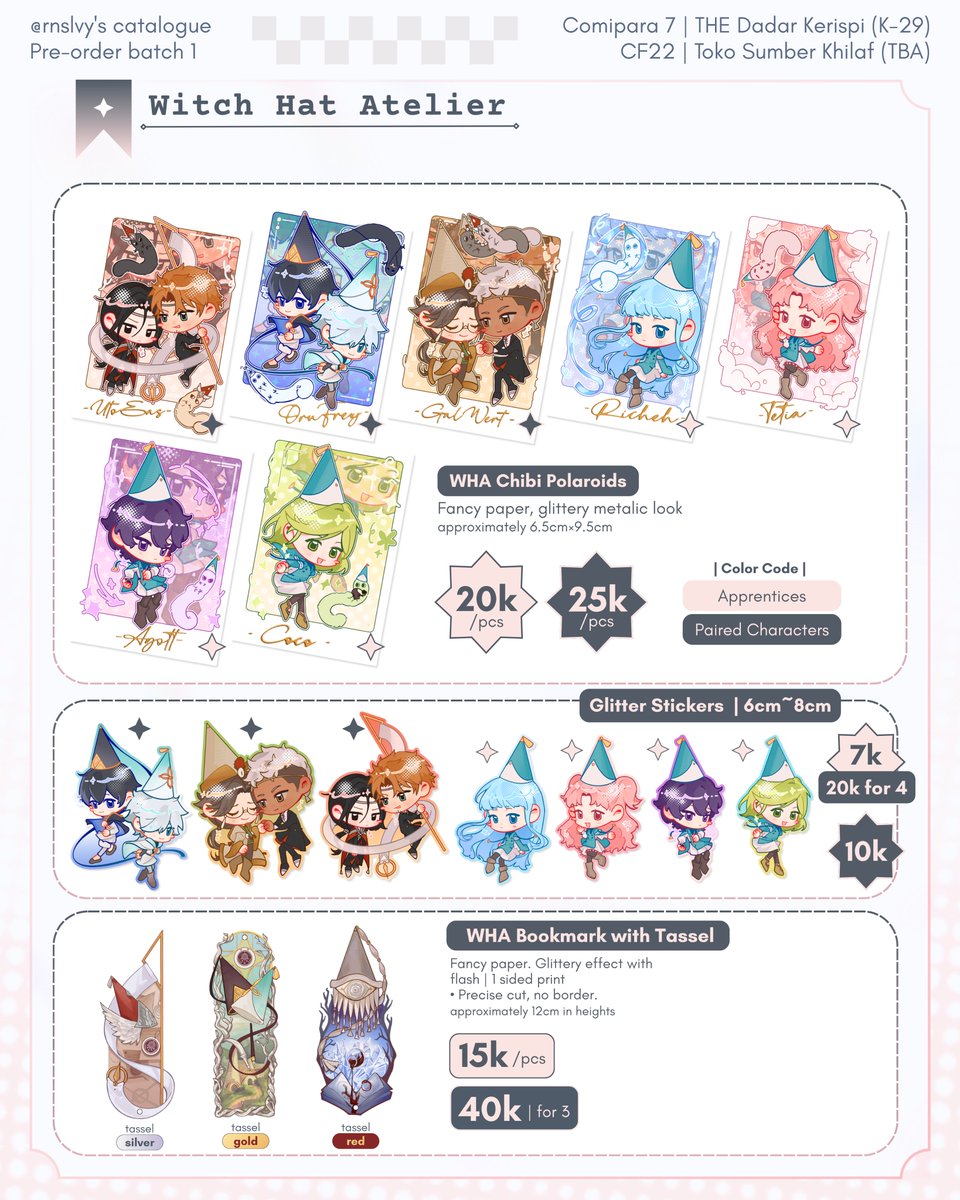 rnslvy's tweet photo. [❤️/🔄 Very appreciated! 🥹]

Natsun's #Comipara7 &amp; #CF23 PO batch 1 is now open!

💌 : pick up &amp; mail order
⌛ : 16/8~23/8
📍 : THE Dadar Kerispi (K-29) | Toko Sumber Khilaf (TBA)
🎊 : WHA, HSR, ChroNoiR

🔗 PO below
(1/2)
#CF23Catalogue #Comifuro23catalogue #Comifuro23 https://t.co/DXL6MRypGt