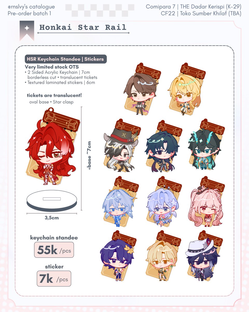 rnslvy's tweet photo. [❤️/🔄 Very appreciated! 🥹]

Natsun's #Comipara7 &amp; #CF23 PO batch 1 is now open!

💌 : pick up &amp; mail order
⌛ : 16/8~23/8
📍 : THE Dadar Kerispi (K-29) | Toko Sumber Khilaf (TBA)
🎊 : WHA, HSR, ChroNoiR

🔗 PO below
(1/2)
#CF23Catalogue #Comifuro23catalogue #Comifuro23 https://t.co/DXL6MRypGt