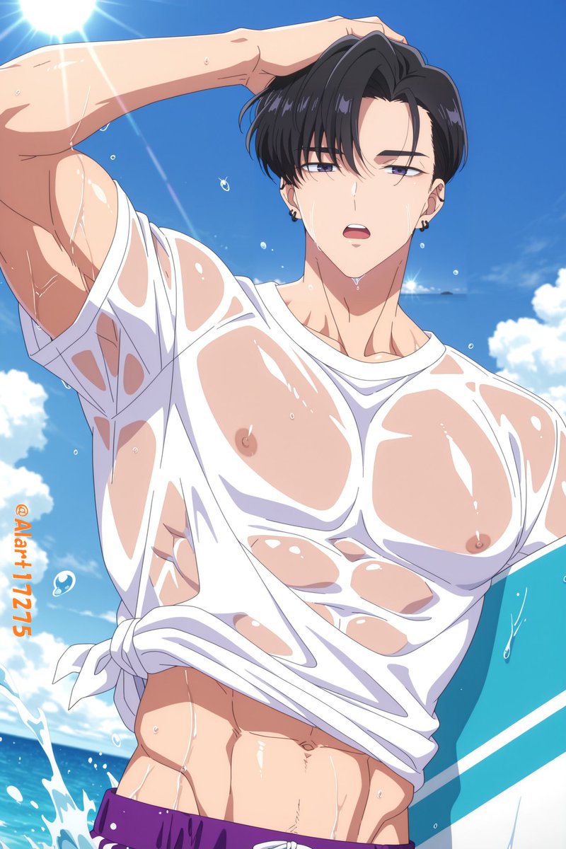 AIart17275's tweet photo. #AIart #AIイラスト︎ #NSFW #Gay #R18 #BL #hentai #yaoi #Tamon_B_Side #Kai_Rintaro
F/ACE 夏特集 海⑤ https://t.co/iBuc2d8YaG