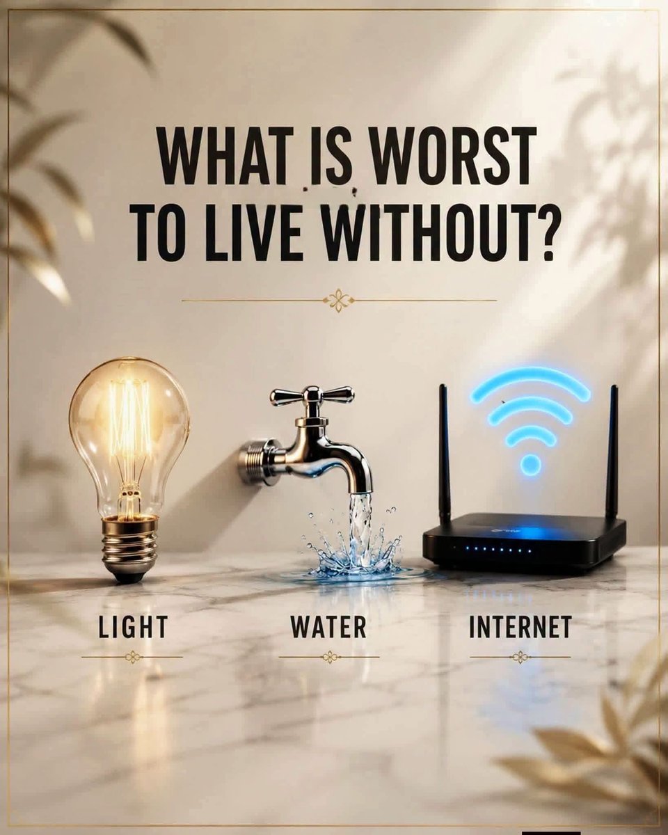 jane_janeand's tweet photo. I’d say water, but I need internet because my job my income is requiring internet without it I would not have my job and I put food on the table and pay utilities rent and bills, etc!! https://t.co/xAlArjcpWb
