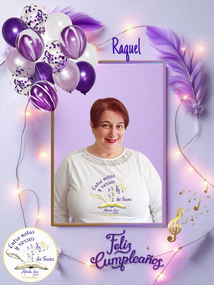 Encarna50094048's tweet photo. ¡¡Hoy celebramos la vida!!
¡¡Hoy es tu día @Raquel_Sanz76 !!

¡¡Feliz vuelta al sol!! 🎂🥳🎈🎈🥳

En la familia de @NotasVersosSanz estamos de fiesta, te unes @alejandrosanz ?

#CumpleSanzero #EntreNotasYVersosDeSanz #felizcumpleaňos #vueltaalsol https://t.co/om0CnnYHgr