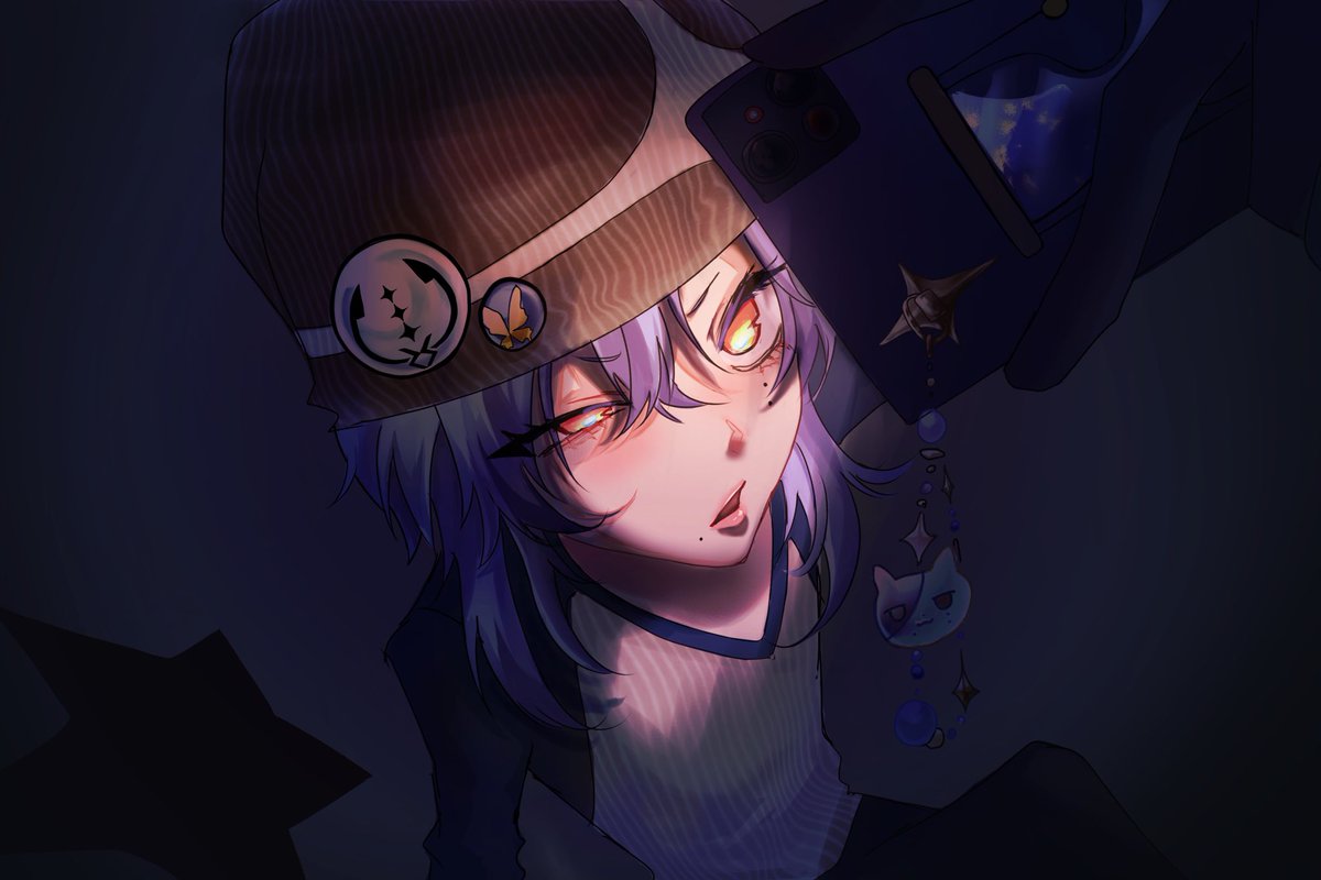 _ao8__'s tweet photo. セルフィー📸

⚠️捏造衣装
 #アトリエ・ミラン https://t.co/zjj9yv955a