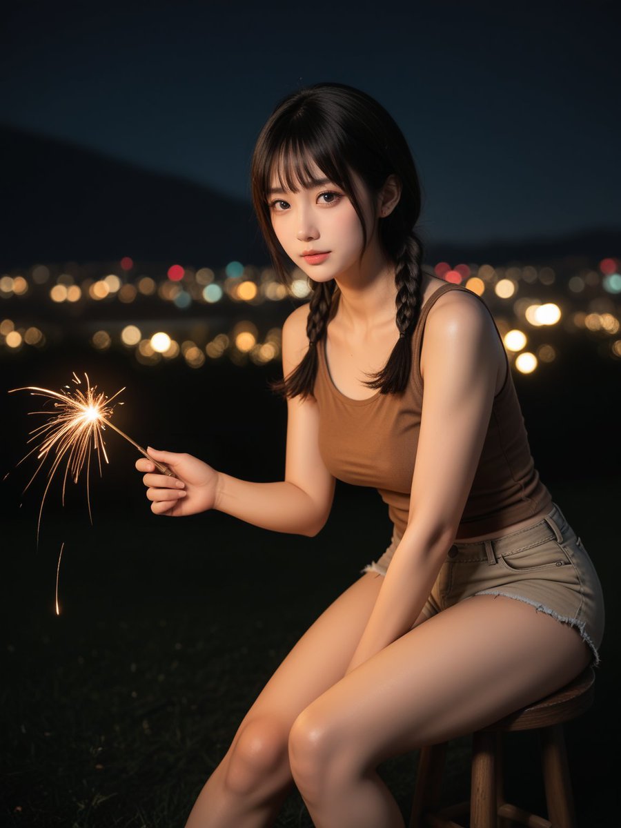 azureluna42's tweet photo. SFW

Hehe… playing with sparklers tonight~
Does this look cute on me?♪ https://t.co/1Buj3zkr6F