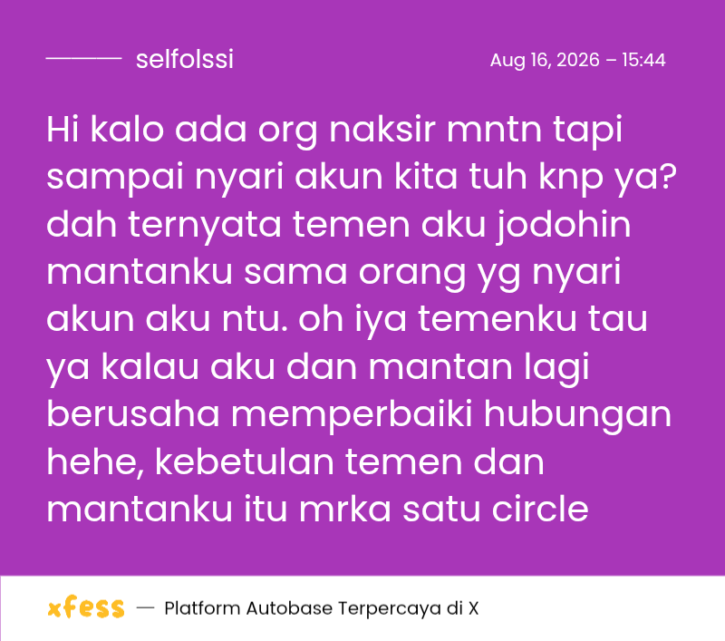 selfolssi's tweet photo. Hi ini jadi konsepny gmn ya? pdhal tmnku itu tempat curhatku dan dia ktanya mndukung aku untuk balikan 🫠 https://t.co/quctbAD9Pl