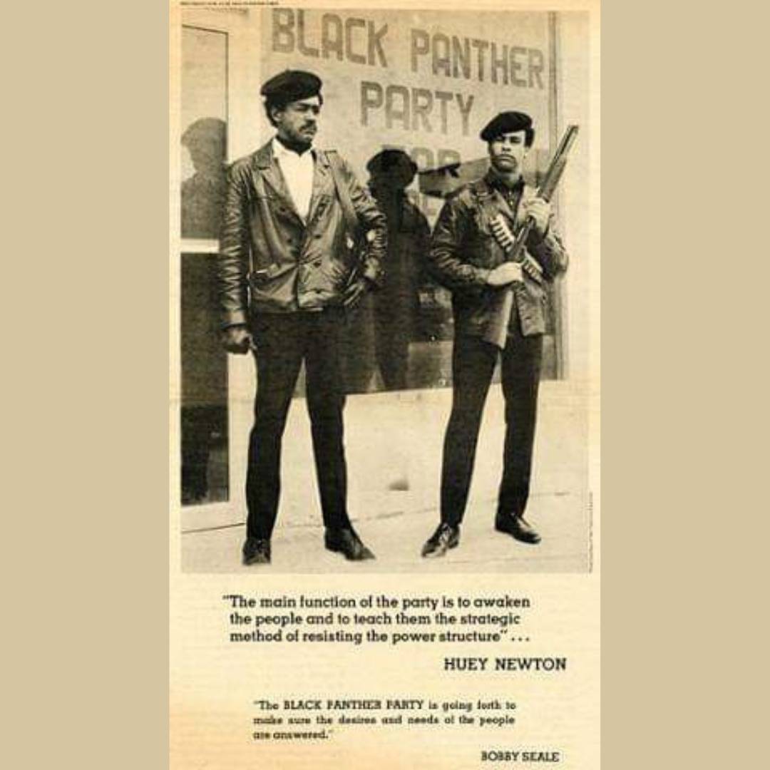 BlkHistStudies's tweet photo. The Black Panther Party for Self Defence ❤️💚🖤 #BPP #blackaugust #blackpantherparty #bobbyseale #hueypnewton #activism https://t.co/fD0Im7V447