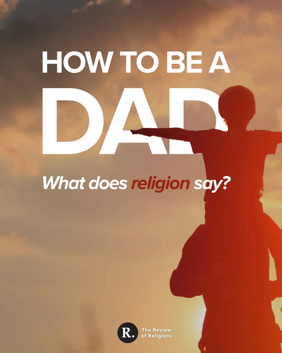 ReviewReligions's tweet photo. What does it mean to be a father in today’s world?

What do different religious traditions have to say on the matter?

#Fatherhood #Family #Faith
https://t.co/4GxQQ4adc8 https://t.co/ZuRcf73Omh