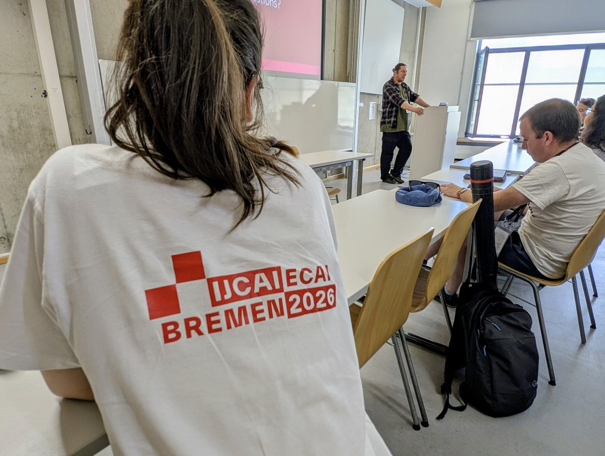IJCAIconf's tweet photo. #WS28 Mattias Brännström, Umeå University, co-organiser of #WS28: CLEAR Workshop: Collaborative Methods and Tools for Engineering and Evaluating Transparency in AI: https://t.co/3npptLgiBp
#IJCAI2026 #ECAI2026 https://t.co/wV19SHVfSG