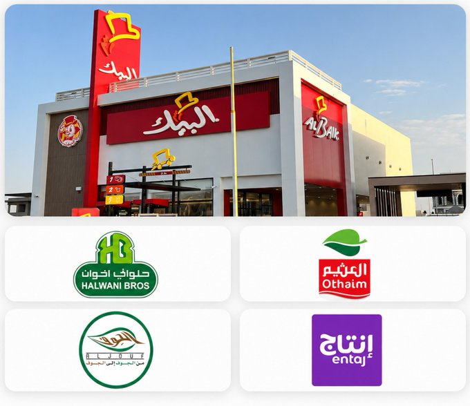 Asbdullahkurdi's tweet photo. 🐔مطاعم #البيك تعتمد على أكثر من شركة مدرجة في السوق السعودي لتوريد وتشغيل جزء من أعمالها:

• #إنتاج و #المراعي -  توريد الدجاج
• #حلواني_إخوان - توريد منتجات غذائية
• #العثيم - شراكة سابقة في تشغيل مطاعم البيك بالقصيم
• #الجوف_الزراعية - وقعت اليوم اتفاقيات لتوريد البطاطس ال https://t.co/43fpbr2ffm