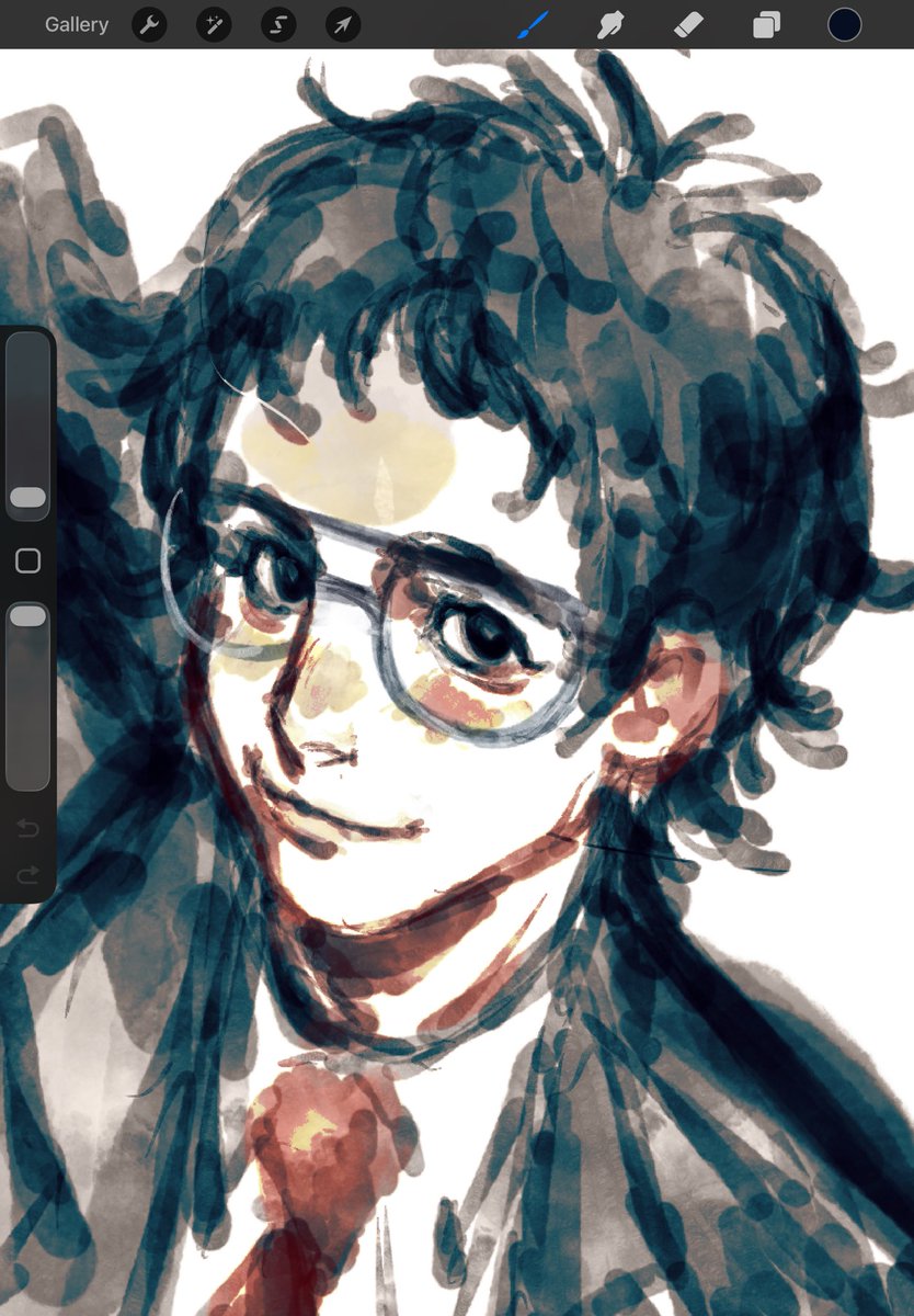 kabbagekun's tweet photo. i tried giving him glasses https://t.co/8UFk6cAj72