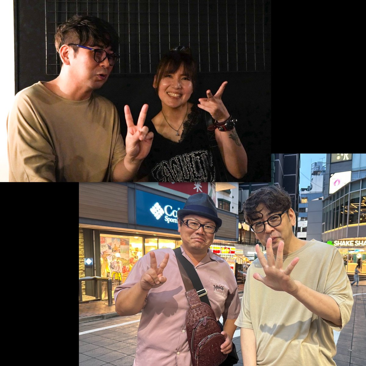 onyuuvo's tweet photo. Tweyelightのライブの日は、色々ありすぎた🎵

まず台風に久しぶりのユースケ🎵
ライブ後は渋谷を全力疾走でビショ濡れ🌀
3人で娘の家へ、少し早い誕プレを渡しに♡
その後ユースケを送っていくと…

えっ？！🚨
警察十数人、部屋に突入寸前!!
その後囲まれてるユースケを見て
……ごめん、笑ったw https://t.co/FKRnacud3O