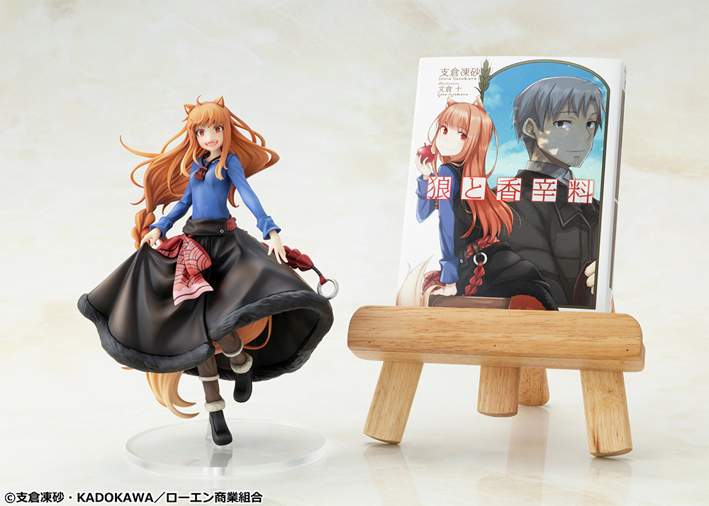 手で触れていません　ホロ狼と香辛料 フィギュア支倉凍砂 文倉十 ✨️予約受付中✨️／ 『#狼と香辛料』ホロのノンスケールフィギュアが