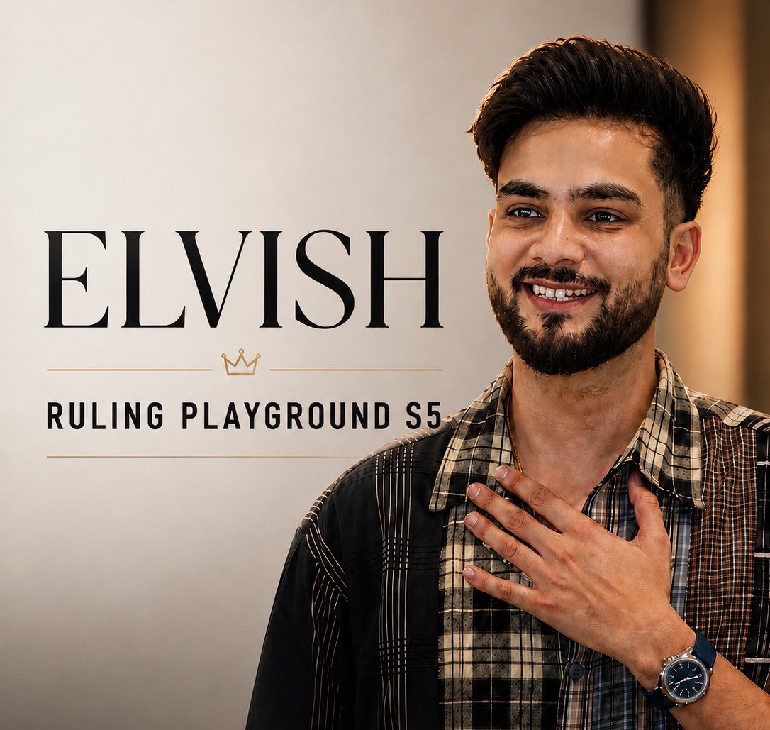 ashitastic's tweet photo. #ElvishYadav has been the main character in every show he has done till date. That says a lot about him and the aura he carries. 

ELVISH RULING PLAYGROUND S5 https://t.co/PS5AX1nzoO