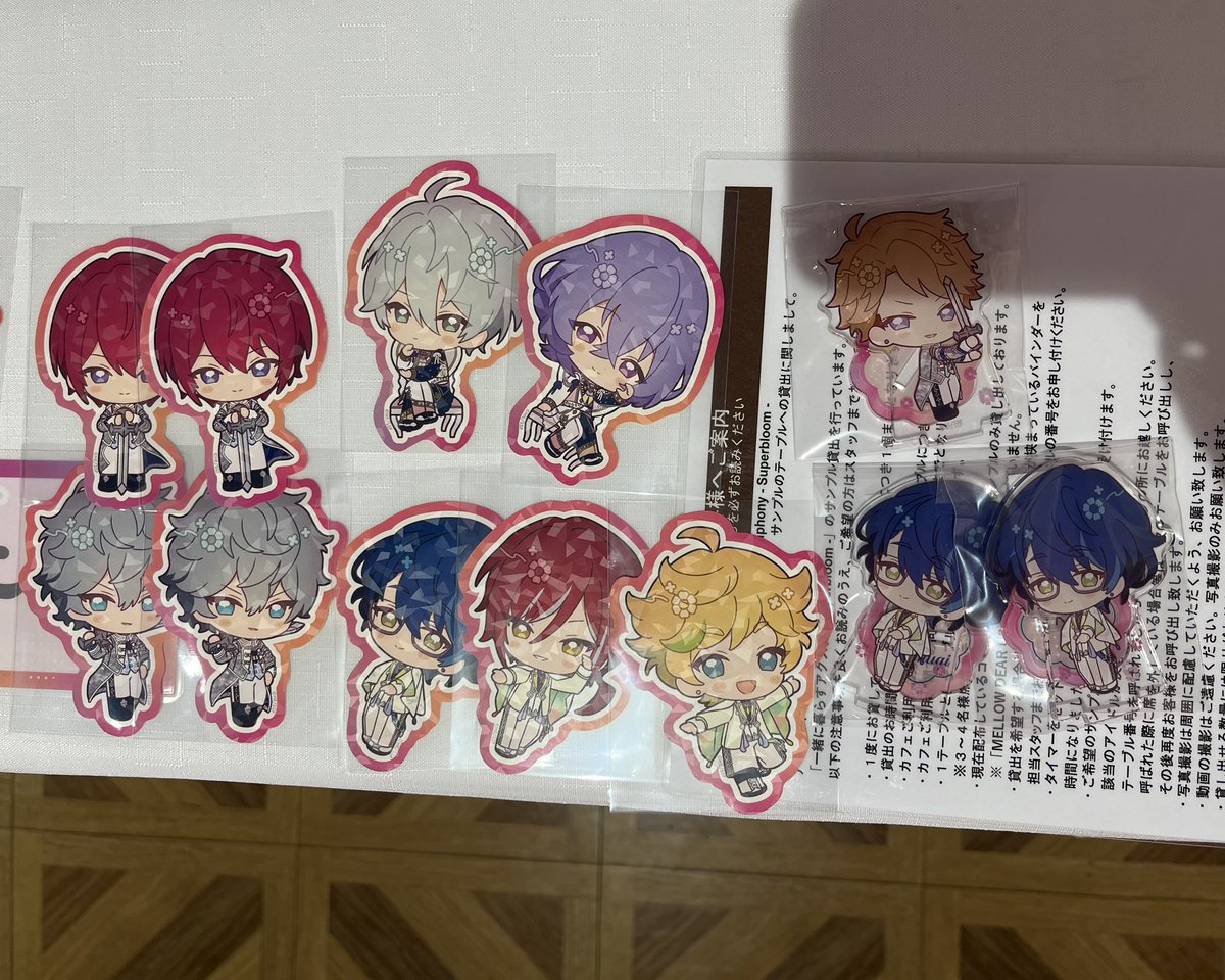 yr59_93's tweet photo. 【交換 譲渡 買取】あんスタ スタフォニ アニカフェ アクスタ ステッカー

譲｜アクスタ→嵐、つむぎ
ステッカー→司、泉、つむぎ、夏目、宙、ユメ、カンナ
求｜同種エス＞定価+送料

・名古屋手渡しor郵送
・支払いPayPay(マネラ不可)、銀行振込、フリマサイト経由対応

お気軽にお声がけください💖 https://t.co/XL7HM6eUYP