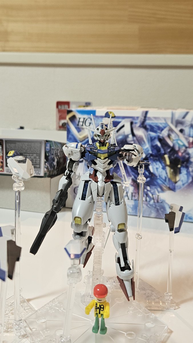 medals3's tweet photo. 武器もできたー
写真ヘタすぎw

#ガンプラ
#水星の魔女 https://t.co/cPnPBv2K3s