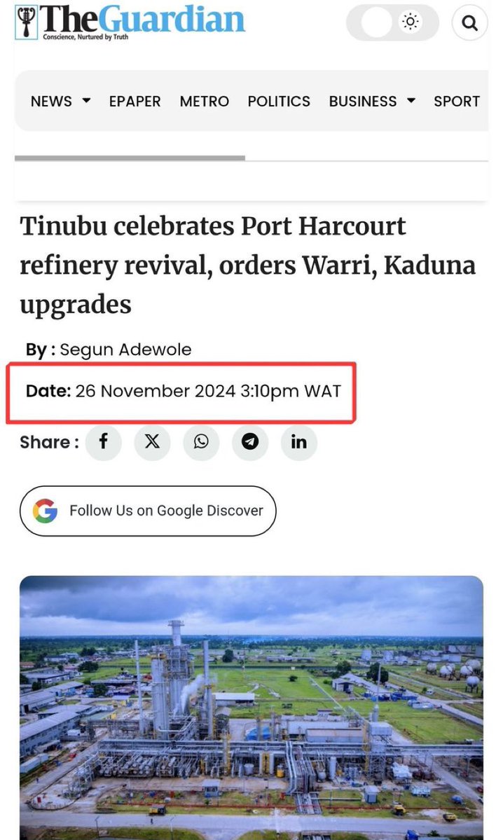 ruffydfire's tweet photo. President Tinubu celebrated that PH refinery was working today he is saying it’s not working https://t.co/3LT5UQ9Slh