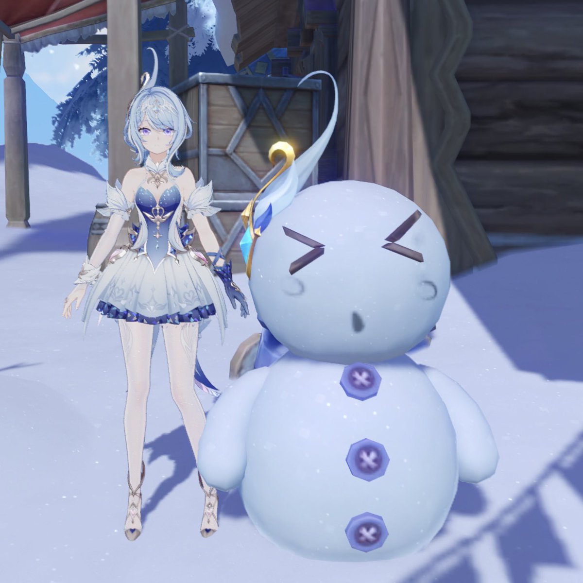 nerdynicolie's tweet photo. snowmans of vodette SO CUTE (இ﹏இ`｡) https://t.co/nBDpz8GaB4