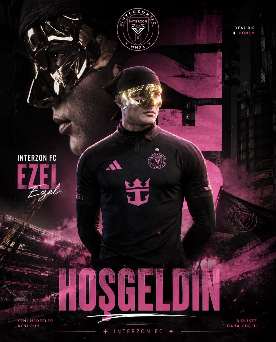 interzonfc's tweet photo. Ailemize Hoş Geldin Ezel 🩷🖤 https://t.co/IaD2o5874C