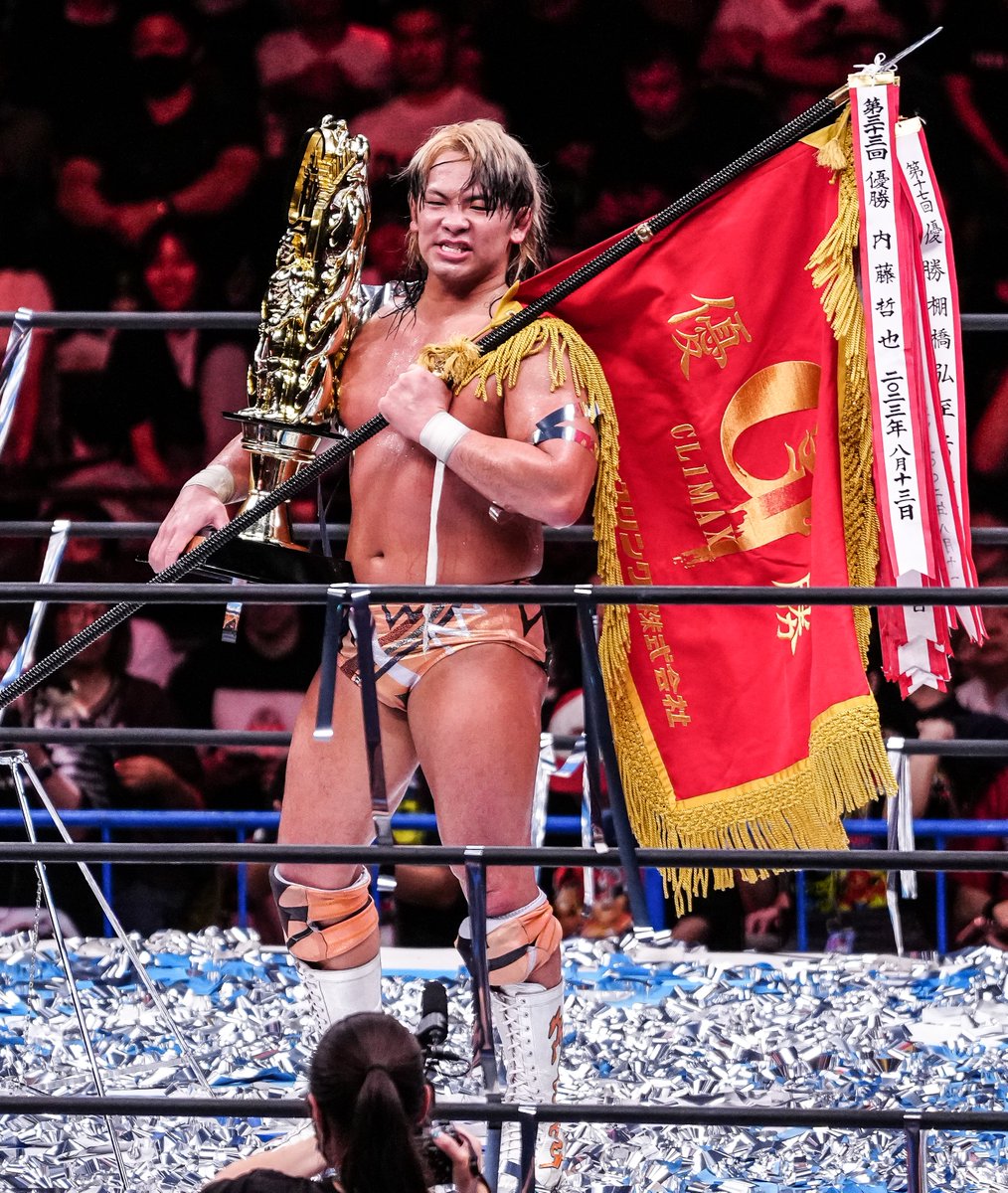 jellyfish0777's tweet photo. 優勝おめでとう
（2026.8.16 両国国技館）
#G1CLIMAX36 #G1FINAL　#njpw #大岩陵平 https://t.co/Fdg552ojmz