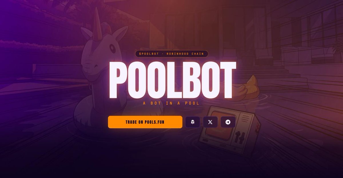 poolbotRH's tweet photo. The new $POOLBOT website is live.

https://t.co/x2YszIaLS3 https://t.co/XxuYgZsP5N