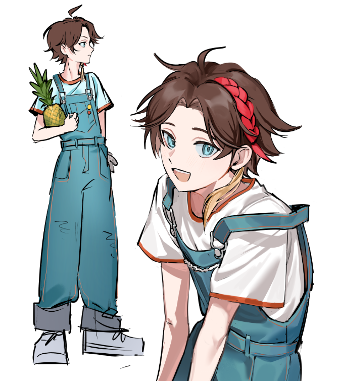 ぴーさく様　2点おまとめ Post by Fishiie ⚠️ 稿tmd难画 on X: 🍍#さ絵ぐさ