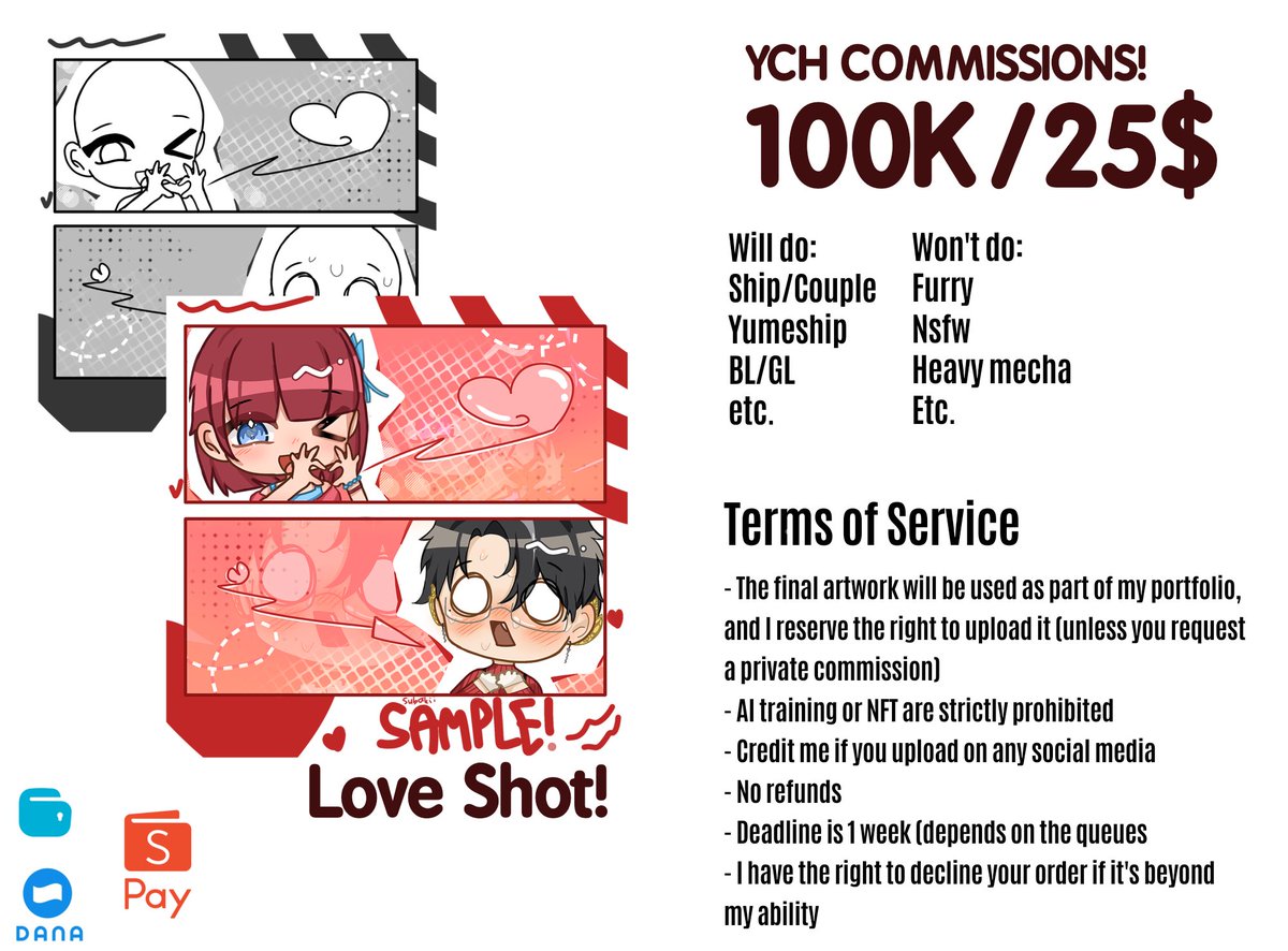 Neezz_yu's tweet photo. (♥️&🔁 are very appreciated!)
OPEN COMMISSIONS YCH CHIBI COUPLE!
pls dm me for more information!
international: https://t.co/83aff2DEGR
#commisionsopen #zonauang #zonajajan #ych #commission #chibi https://t.co/HiDpCn4qli