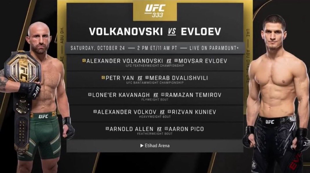 77__max's tweet photo. #UFC333 كارد تاريخي https://t.co/iaVSBco5NV