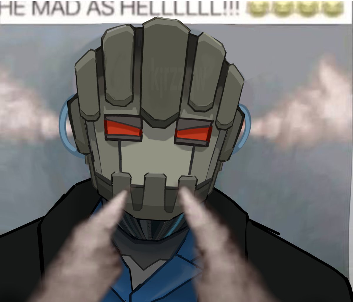 kirqwez's tweet photo. HE MAD AS HEEELLL 

#4cvit #4cvitfanart #nqh #notquitehuman https://t.co/dqDFuKX9BG