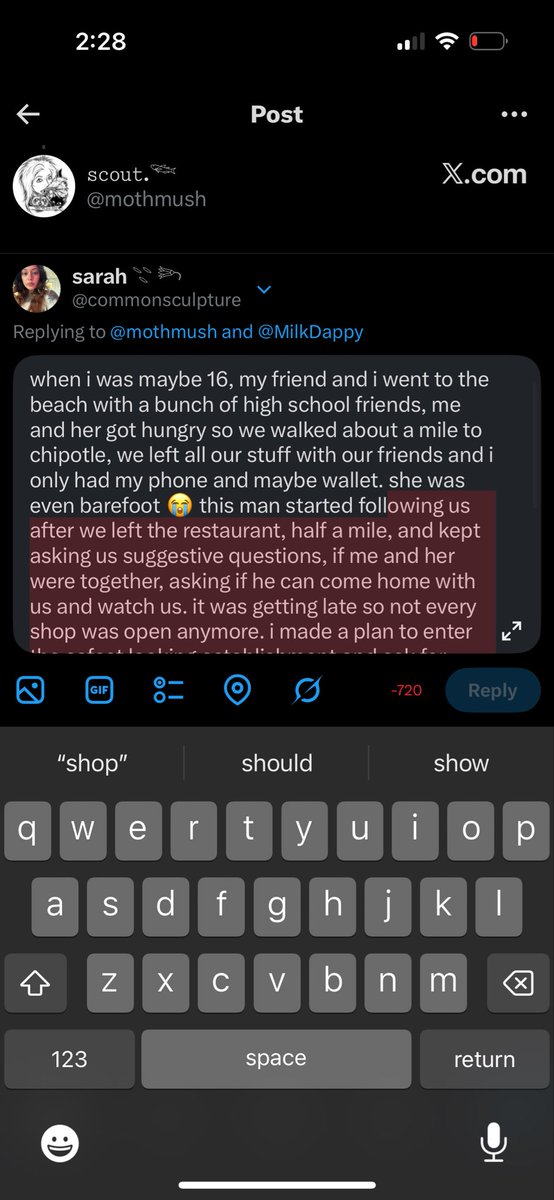 commonsculpture's tweet photo. @mothmush @MilkDappy i know he’s farming but loser thinks this really doesn’t happen to every girl on planet earth https://t.co/Tq8OpSWwm5