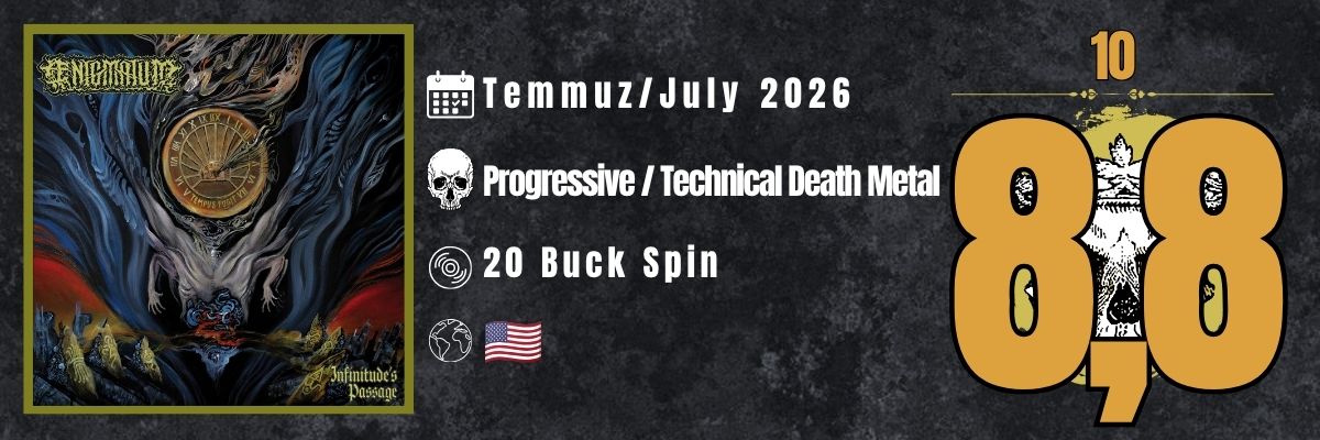 PitStop_Metal's tweet photo. 💿🚨 ÆNIGMATUM turn technical death metal complexity into a compositional weapon on “Infinitude’s Passage” — intricate, dissonant and built to reveal more with every listen.  @20buckspinlabel https://t.co/dw8W3Zt6pZ

#DeathMetal #TechDeath #ProgressiveDeathMetal https://t.co/lzFvzVTzNb