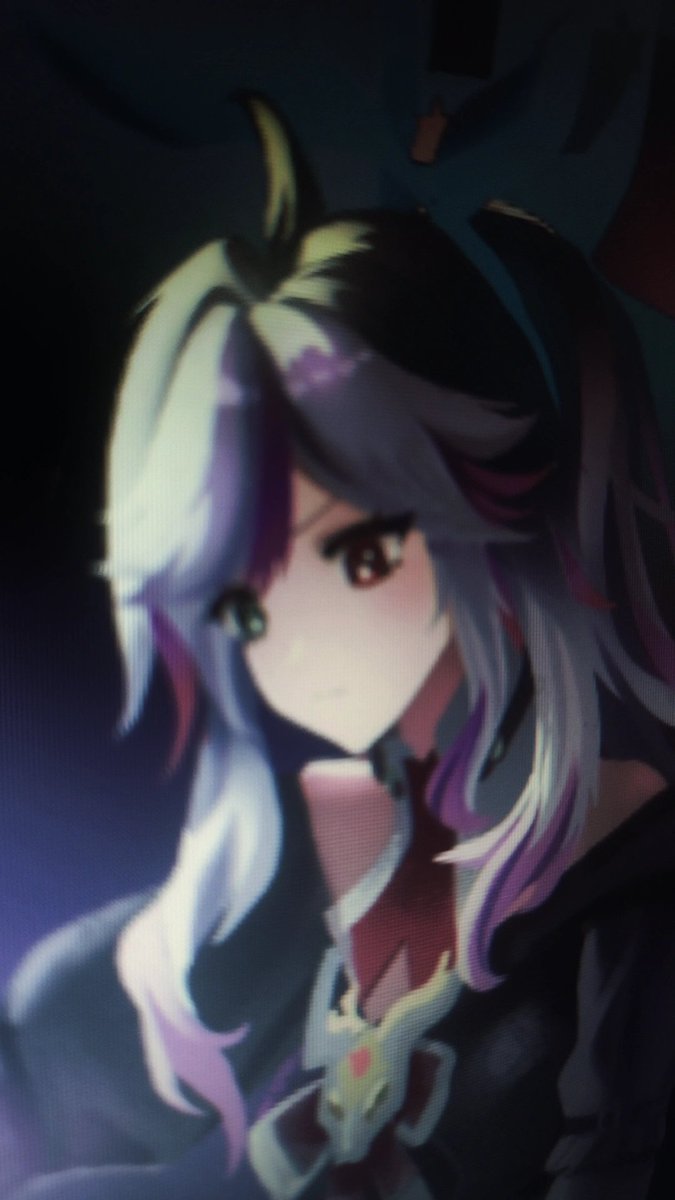 itsRoNeko's tweet photo. Ok I'll admit this rendering taking me ages 😭 just clicked directly form monitor, lowk looks cool tho 🌘🌘 
#Strinova https://t.co/p5Oeh5ZdeF