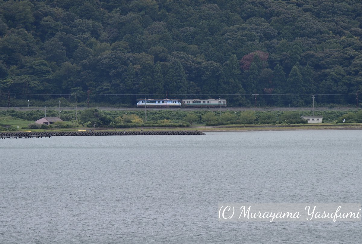Murayama_Yasu's tweet photo. 海岸線を走るJR小浜線
#福井県 #小浜線 https://t.co/xK543gi5M5