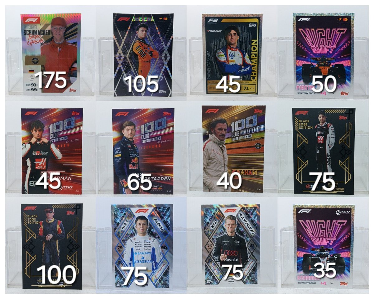 Formulafess's tweet photo. efsell! wts/want to sell turbo attax 2026! harga ada di pict, kalau berminat boleh komen yaaa, makasiii guyss 💕 https://t.co/56j1gdqTeO