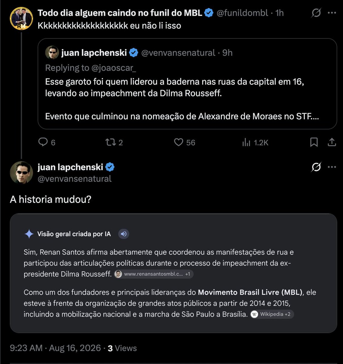 venvansenatural's tweet photo. @gorgonoid_ O problema dessa galera é que quase todos os apoiadores tinham entre no máximo 8-10 anos no evento mais importante da historia do movimento https://t.co/PMqh1exK96