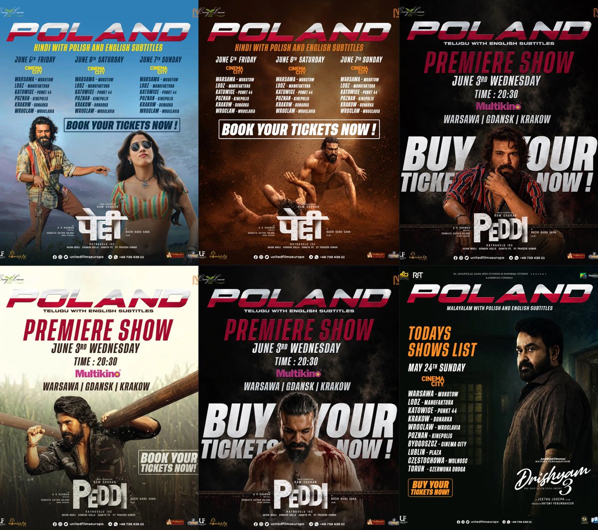 monitorimigr's tweet photo. Indian films are being shot in Poland, using Polish streets, cities and infrastructure as scenery to sell an Indian version of Poland to a South Asian audience of over 2 billion people.

United Films Europa (KRS 0001238057) claims 100+ Indian releases in Poland. Its owner, Gokul Divakar, is linked to Kerala Association of Poland and co-owned GAWEL IWO (KRS 0000959107) with Ajay Varghese.

GAWEL IWO carried recruitment, temp-work, worker-sourcing and film PKDs. Ajay then appears in WORK WIZARD and A&E HOPE 33, both recruitment agencies.

Poland is becoming the host, and this is not a symbiotic relationship.
