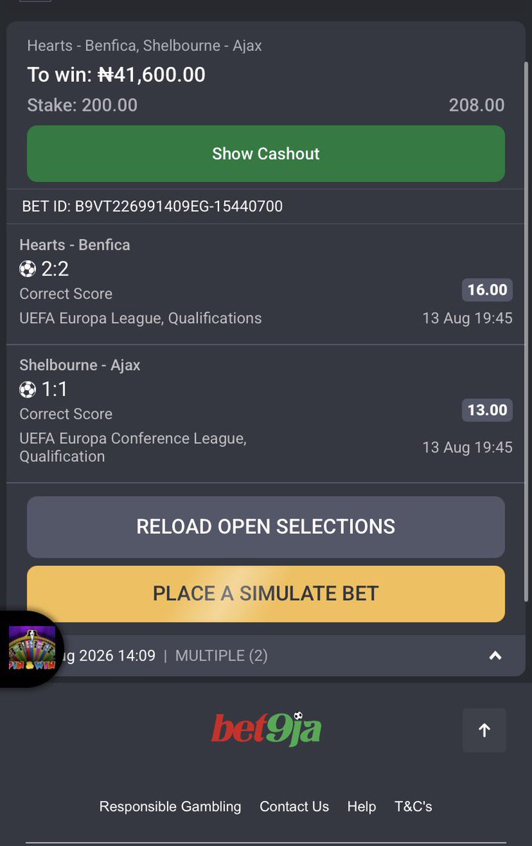 menxdt's tweet photo. Please you guys should check this game are my dreaming because I don’t understand what happened after I use vess block my bet9ja account just to come online and see random games I pick to boom 💥 Jesus how come https://t.co/EQokt0jo0x