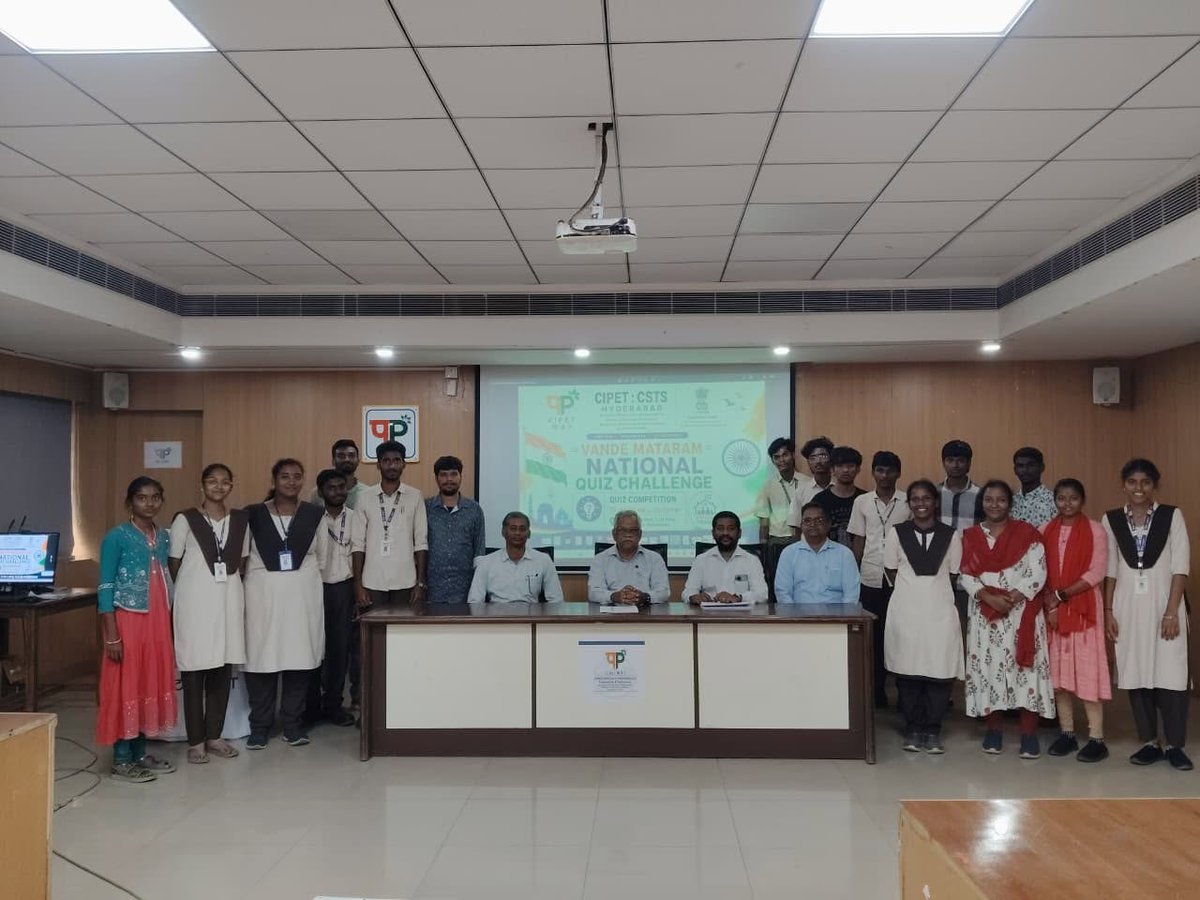 cipet_csts's tweet photo. CIPET Hyderabad has conducted Essay Writing, Quiz Competition &amp; Drawing / Poster Making competitions to students on 12.08.2026 as a part of Har Ghar Tiranga Celebrations. https://t.co/U7p5n4MBb2