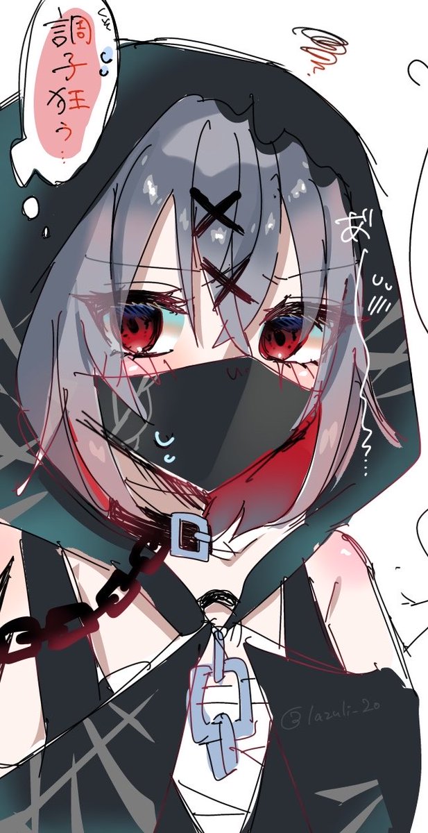 lazuli_2o's tweet photo. 落描き照れアリサ #まのさば二次創作 https://t.co/B5ayZHxurc