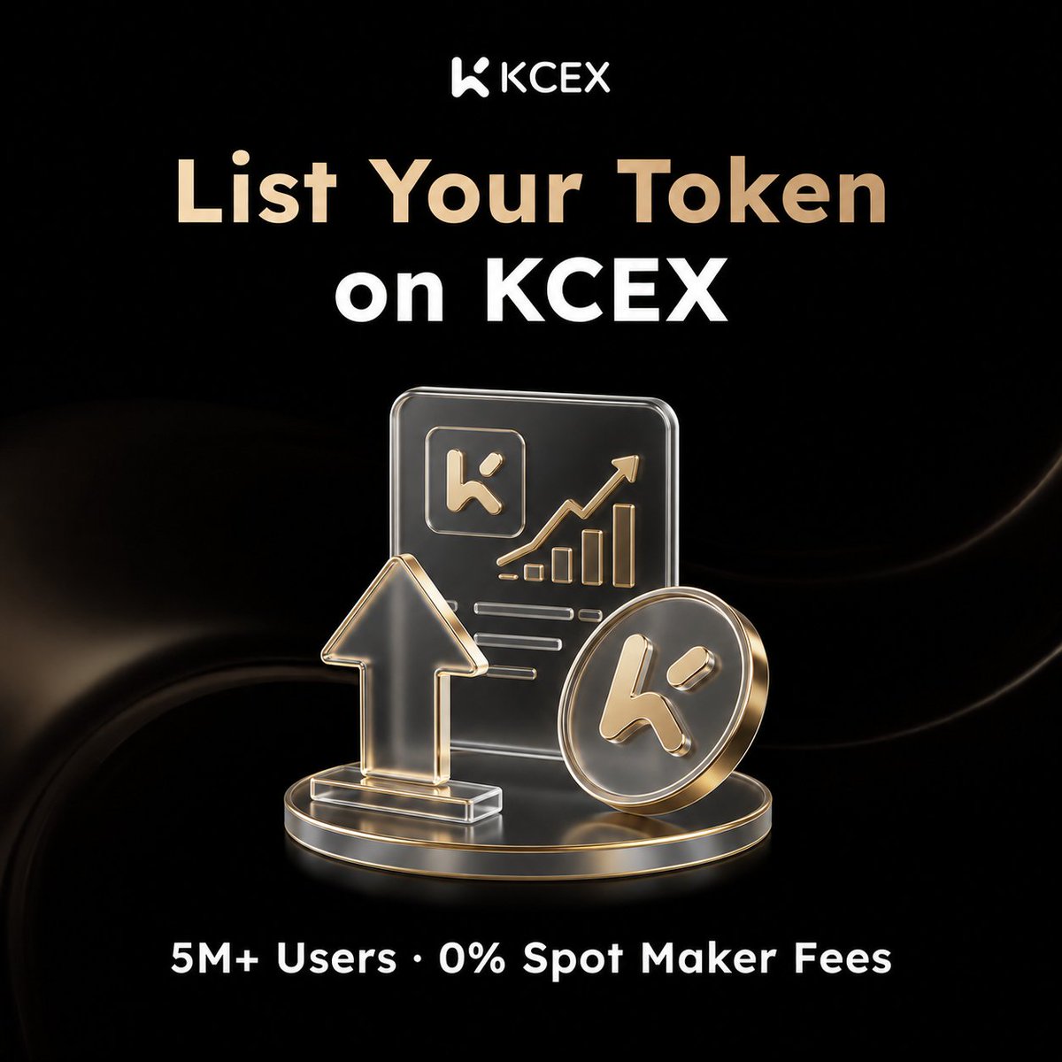 KCEX_Official's tweet photo. Built a token worth watching? Give it a bigger stage ๐
List on #KCEX and reach 5M+ users with 0% spot maker fees๐โจ
Ready to make your next move? ๐
โก๏ธ https://t.co/j7GvNZgify
#TokenListing #Crypto #Web3 https://t.co/6TzcfoLzpw