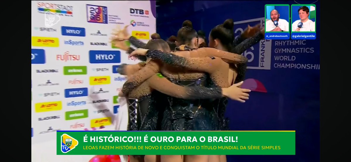 osolimpicos's tweet photo. OUROOOOOO
🥇🥇🥇🥇🥇

🇧🇷BRA É OURO NA FINAL DE 5 BOLAS!!

Primeira medalha de ouro do 🇧🇷BRA na história em um Mundial de Ginástica Rítmica!!

Que apresentação espetacular do 🇧🇷BRA com 29,450, a maior nota do mundo este ano!! https://t.co/2Tr30TsANF