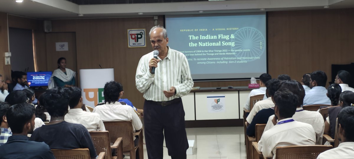 cipet_csts's tweet photo. CIPET : CSTS - Hyderabad conducted a Lecture on the History of Indian Flag &amp; National Song on 13.08.2026 as  part of the Har Ghar Tiranga Program. https://t.co/uDEq5udg7H
