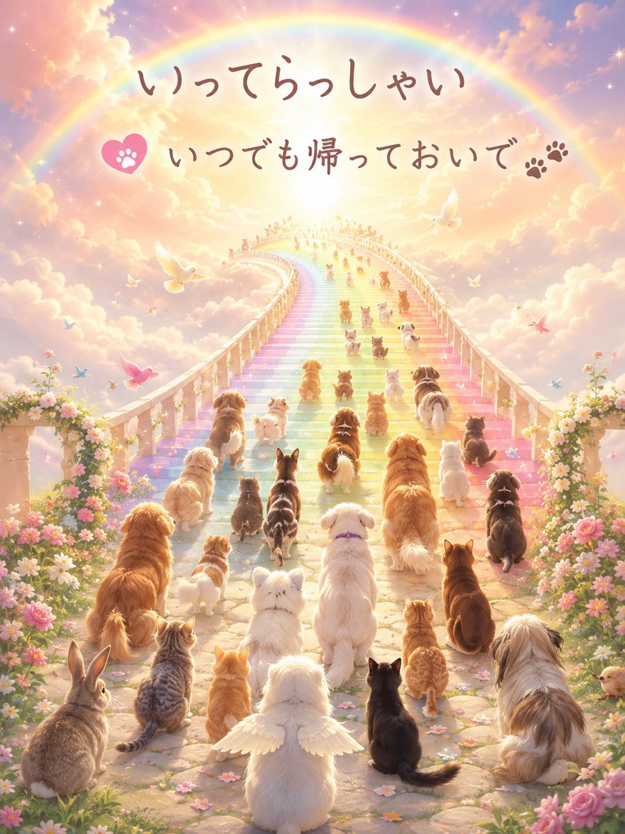 hogoke_mama's tweet photo. みんな楽しいお盆過ごせたかな？
いつでも帰ってきてくれるの待ってるからね♥

いってらっしゃい🌈
またいつか🌸🌸 https://t.co/rXEWeT7PSj