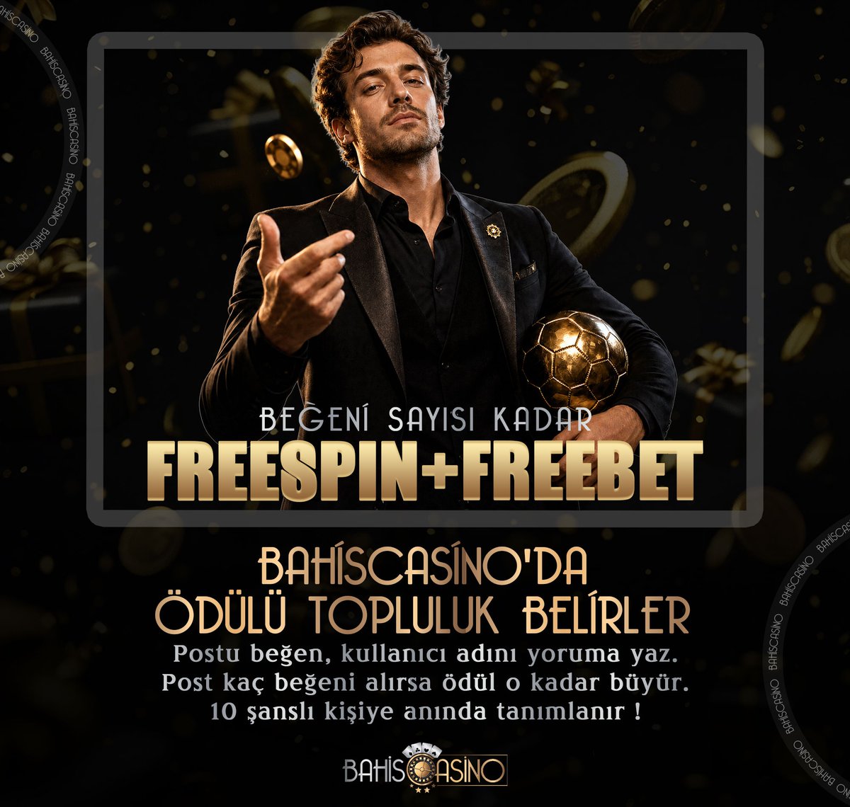 bahiscasino_bcx's tweet photo. 🎉 BAHİSCASİNO BEĞENİ ETKİNLİĞİ BAŞLIYORRRR ! 🎉

POSTUMUZA GELEN BEĞENİ KADAR FREESPİN - FREEBET DAĞITIYORUZ !!

ETKİNLİK BİTİŞ TARİHİ : 18.08.2026 16:00

ÇEKİLİŞ SONUCUNDA 10 ŞANSLI ÜYEMİZE AKTARILACAKTIR.

Kullanıcı adını yaz, Post'u Beğen.
RT YAP KAZANCI KATLA ! https://t.co/o77P8PRlEQ