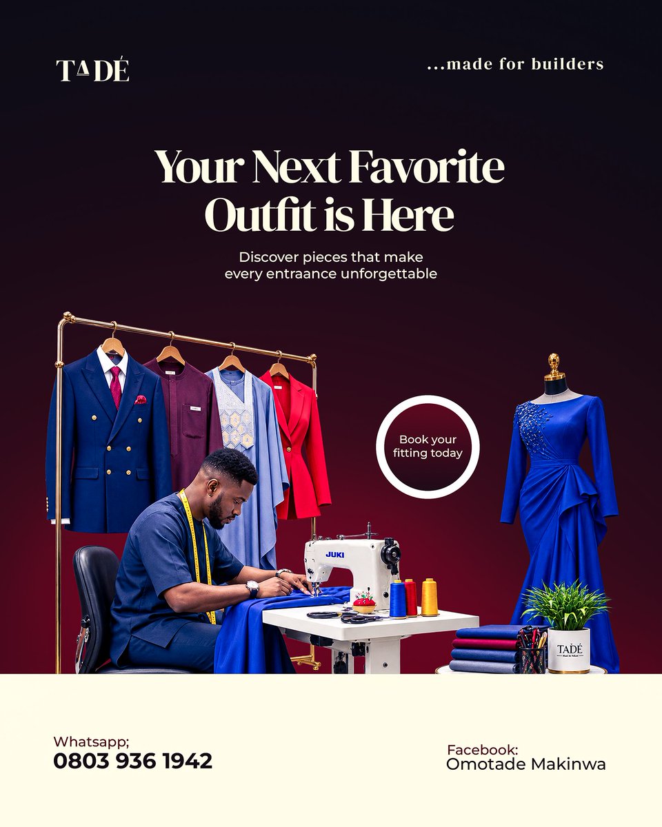 AEmmanuel12152's tweet photo. Creating for real brands and bringing ideas to life through concept projects.

This fashion campaign was designed for TADE 

Need eye catching social media designs for your brand? Send me a DM. 📩

#GraphicDesign #SocialMediaDesign #FashionBrand #FlyerDesign #BrandDesign https://t.co/ITLD4ns4il