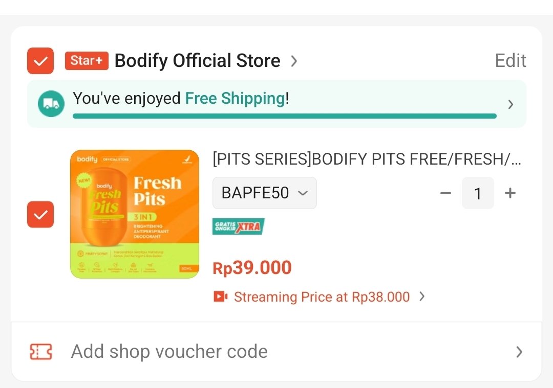 Riska17's tweet photo. gini ya, definisi merasa ga rugi apalagi disituasi yg IN THIS ECONOMY, ternyata masih ada antiperspirant yg cuma 39rb! GAKK NYANGKA KANN!🫵🏻

🔗: https://t.co/iVoau1Od5O 
@Bodify_id
#BodifyPITS #Bodify #Antiperspirant https://t.co/fo53yRwpPC
